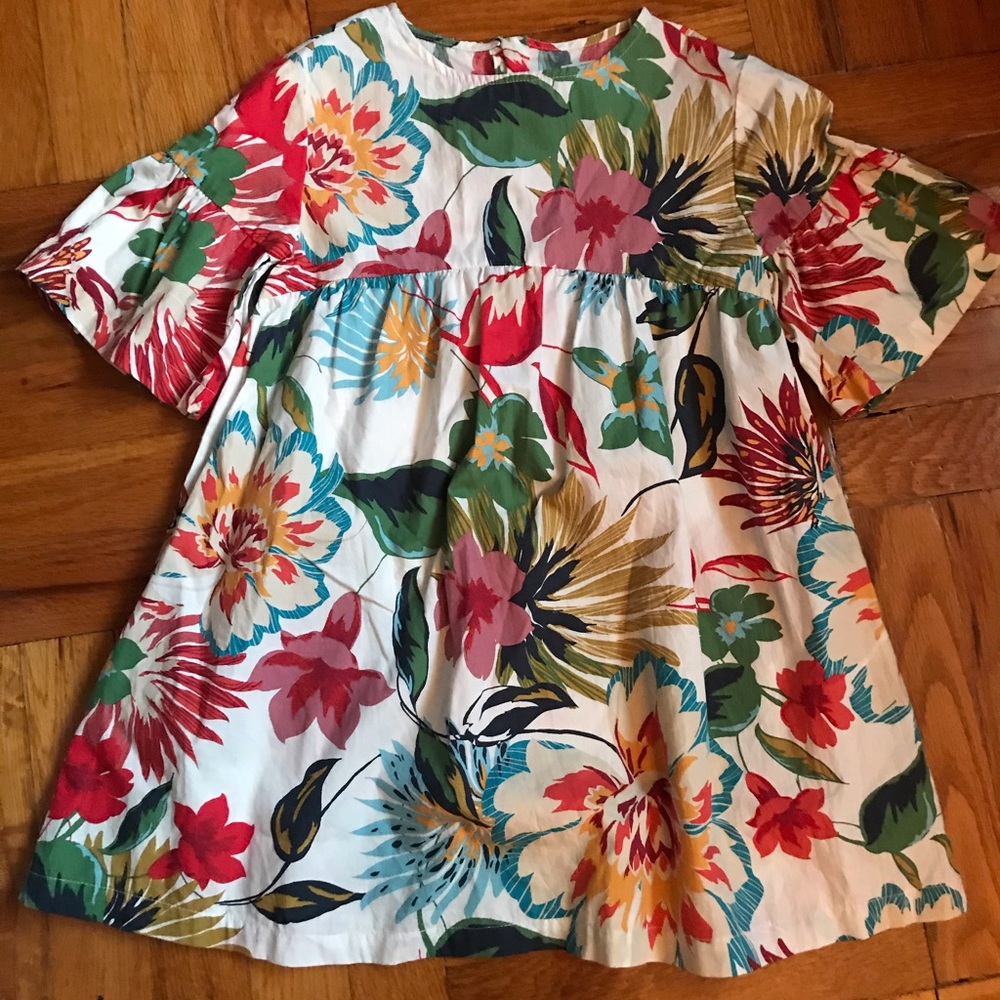 Zara girls smock shirt/tunic